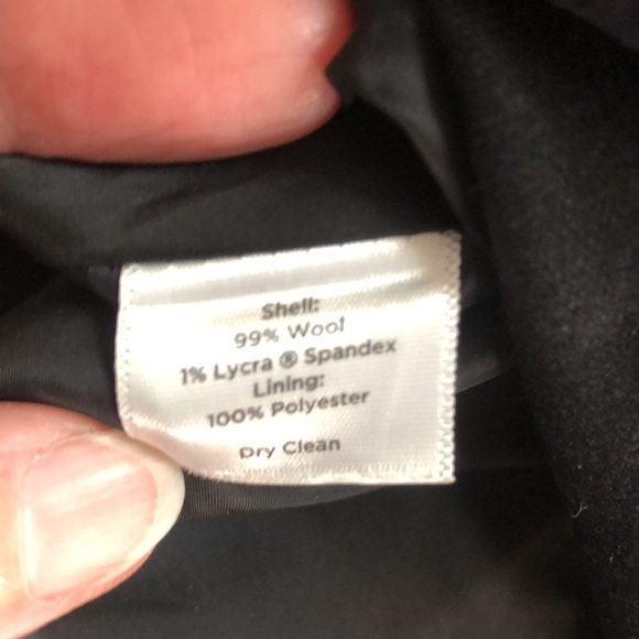 Talbots black wool skirt size 12 new with tags - Picture 4 of 4